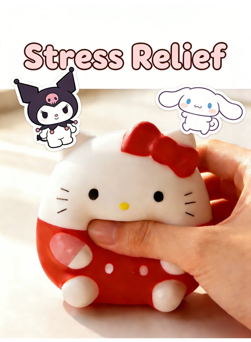 سانريو ألعاب سانريو كورومي القابلة للعصر، ألعاب مبتكرة لتخفيف التوتر، كرة ضغط لطيفة، ألعاب حسية لتخفيف التململ، على شكل شخصية، أشياء مبتكرة لأعياد الميلاد، حفلات الكوسبلاي، وتزيينات وتغليف الهدايا - Image 3